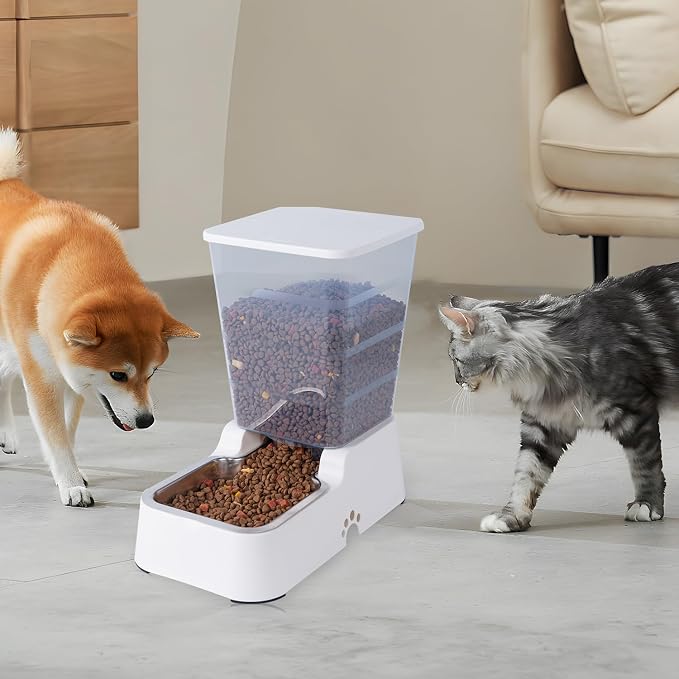 Meikuler Pets Auto Feeder 5.2L, Food Feeder and Water Dispenser Set - Image 6