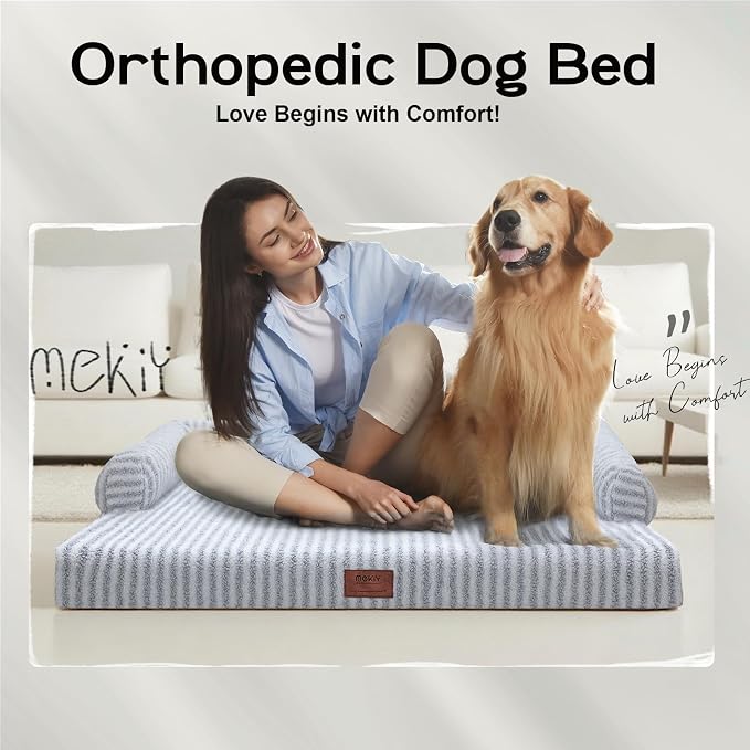 Orthopedic Waterproof Dog Bed for Extra Large Dog Sofa Comfy Pet Bed - Image 8