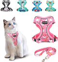 Halypet Cat Harness and Leash Set Cute Escape Proof Vest Harness by DOMoreWithYourPet