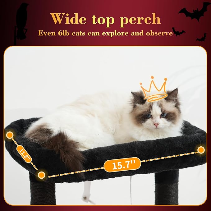 Heybly Cat Tree, Kitten Tower - Image 3