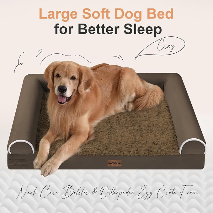 Large Dog Bed Orthopedic Washable: Beds Bolster Small Sized Dogs Bed Egg Crate - Image 2