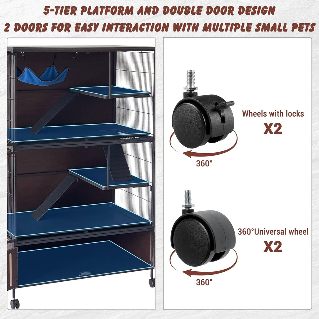 Small Animal Cage, 60" High - GlobalHabitat Supply