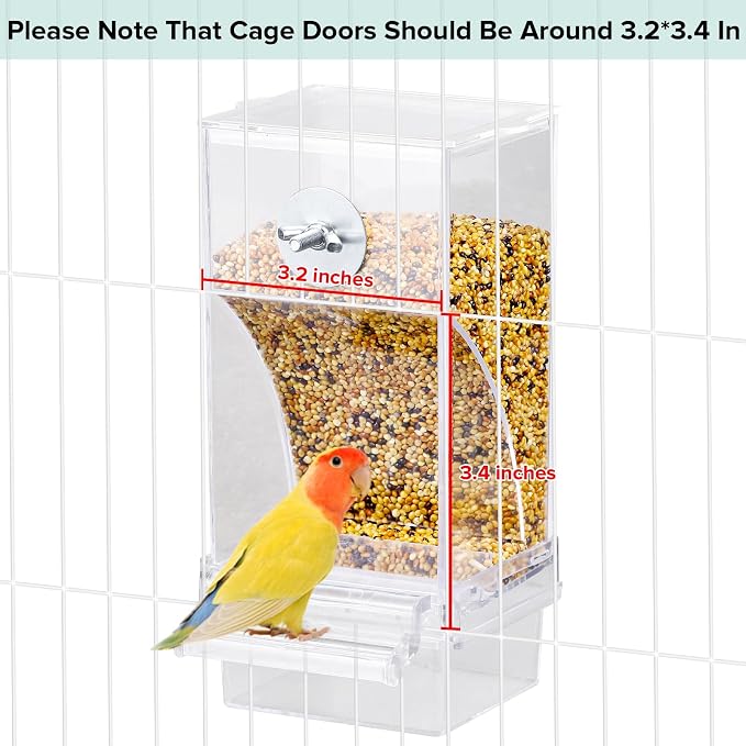 No Mess Bird Feeder Water Dispenser Set, Bird Feeder - Image 7