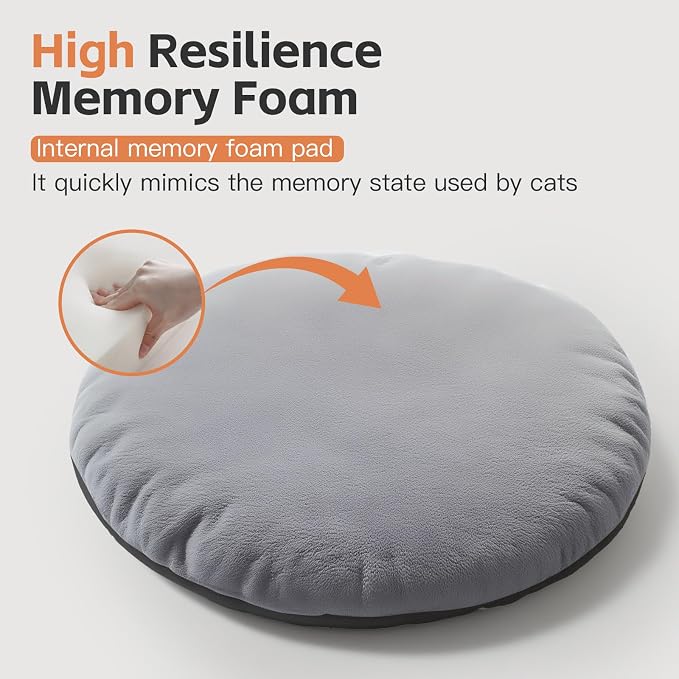 PJYuCien Premium Orthopedic Memory Foam Round Pet Bed - Image 5