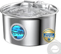 Cat Water Fountain Stainless Steel: 2.6L Cat Fountain by UMOCUOY