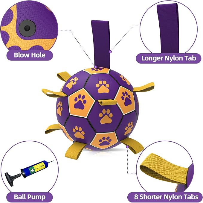 QDAN Extra Large Dog Toys Soccer Ball - Image 7