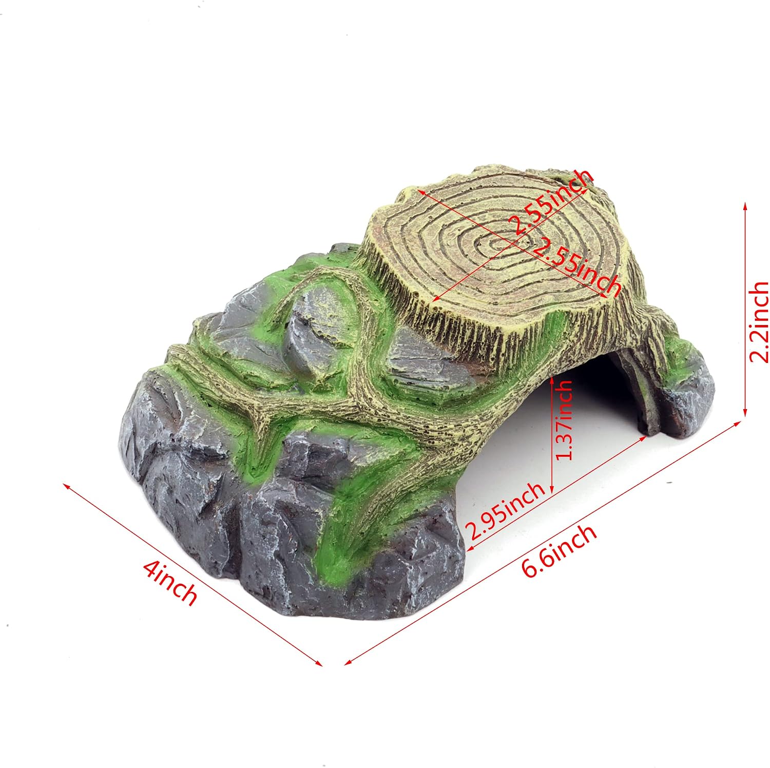 Small Reptile Cave Hide for Snakes and Turtles - GlobalHabitat Supply
