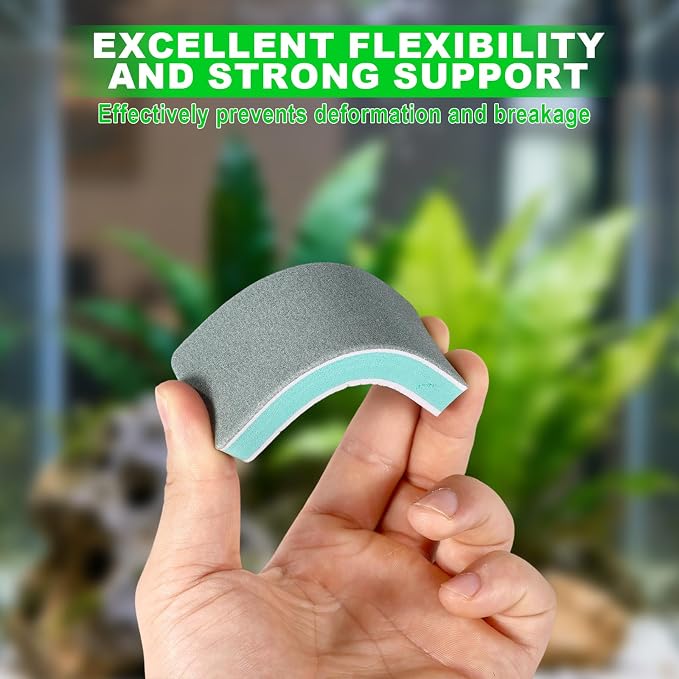 4pcs Double-Sided Fish Tank Cleaning Brushes, EVA Aquarium Sponge Brush - Image 3