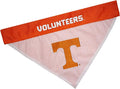 Pets First Collegiate Pet Accessories, Reversible Bandana, Tennessee Volunteers by PETSFIRST