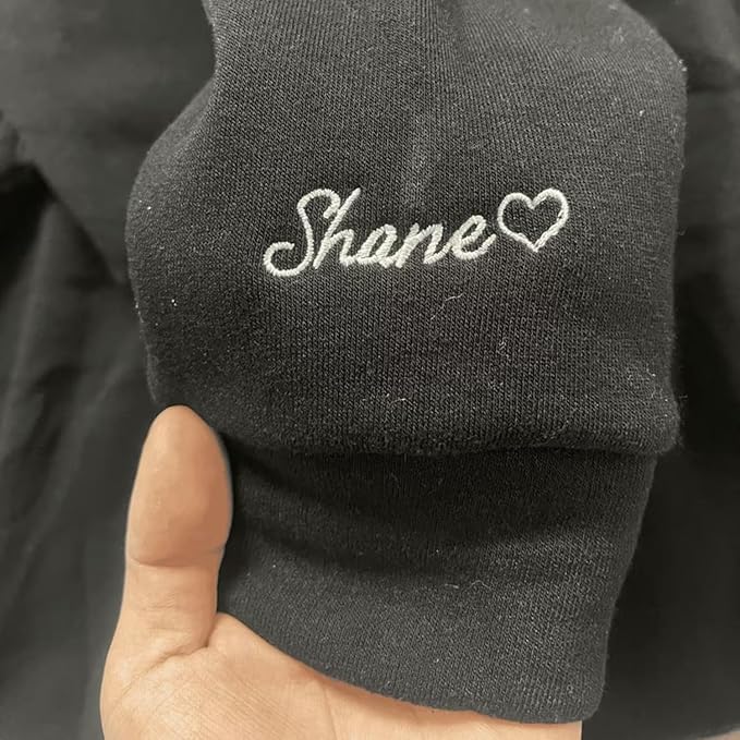 Personalized Embroidered Dog Hoodie, Personalised One-Line Dog Shirt, Unisex - Image 4
