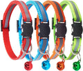 Breakaway Reflective Nylon Cat Collars by D-buy