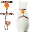 PUPTECK Adjustable Cat Harness and Leash Set Escape Proof Kitten Strap Collar by PUPTECK
