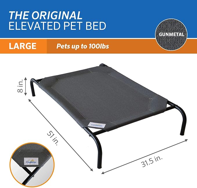 Coolaroo Original Elevated Dog Bed - Image 4