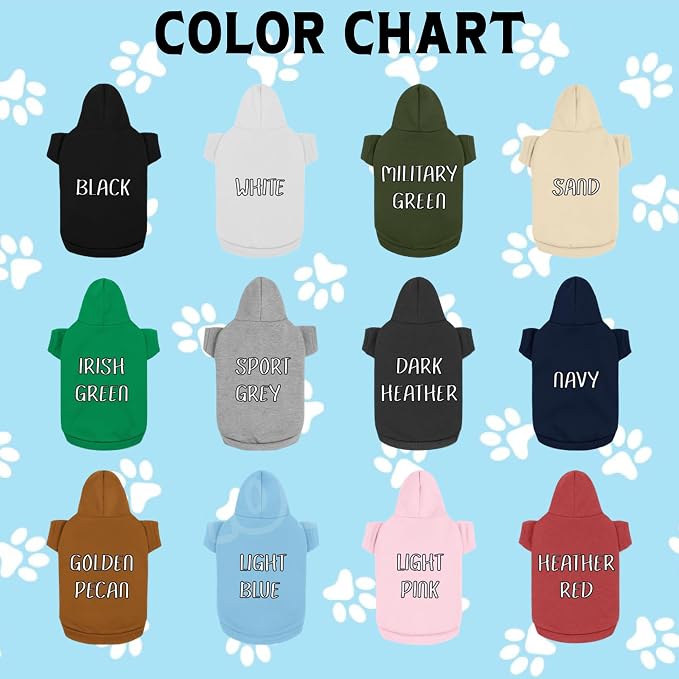 Personalized Name Dog Hoodie, Embroidered Puppy Sweater - Image 5
