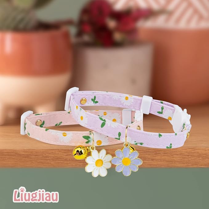 2 Pack Cotton Breakaway Cat Collar - Image 3