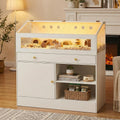 Hamster Cage with Storage Cabinet and Acrylic Panels - GlobalHabitat Supply