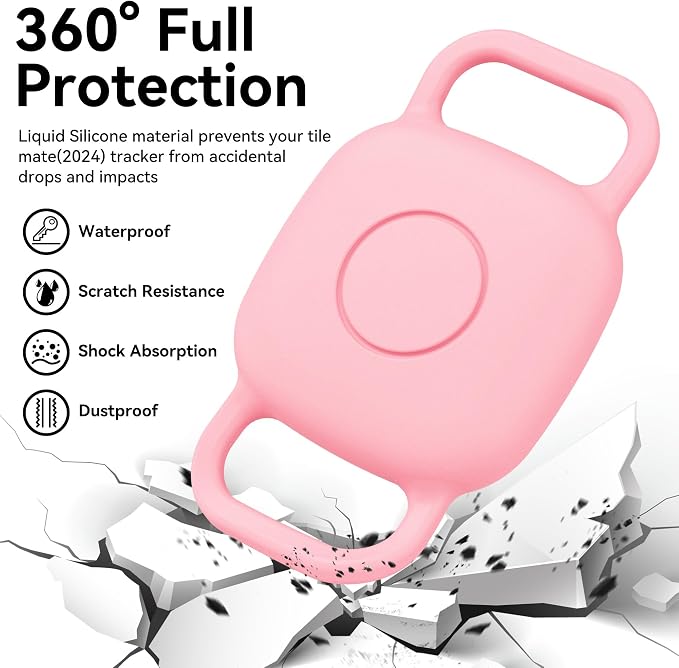 DDJ 2-Pack Dog Collar Holder for Tile Life360 Mate 2022 Tracker, Waterproof - Image 4