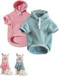 QWINEE Basic Dog Hoodie Sweatshirt Puppy Sweater Warm Cat Costumes Pet Clothes by QWINEE