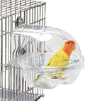 kathson Bird Bath Box for Cage Parakeet Bath Tub Parrot Hanging Bathtub Cube by kathson