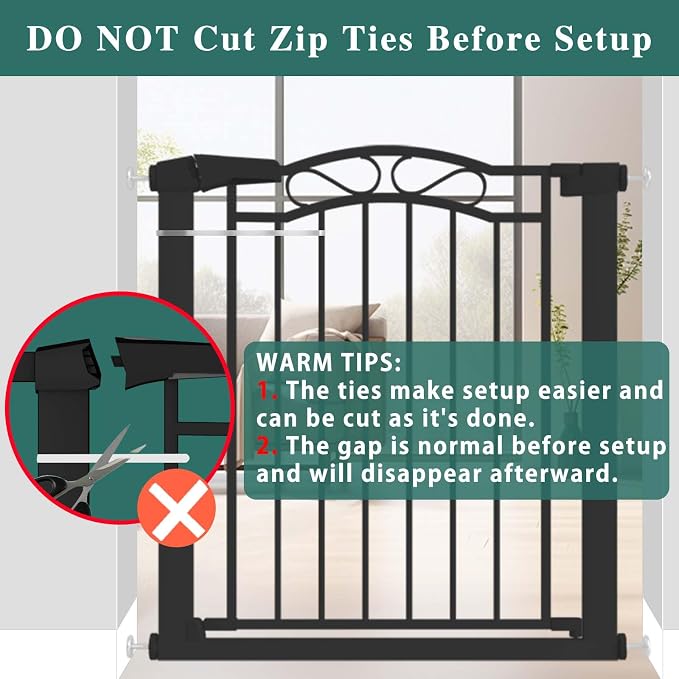 Fairy Baby 70.9"-76.3" Extra Wide Baby Gate - Image 9