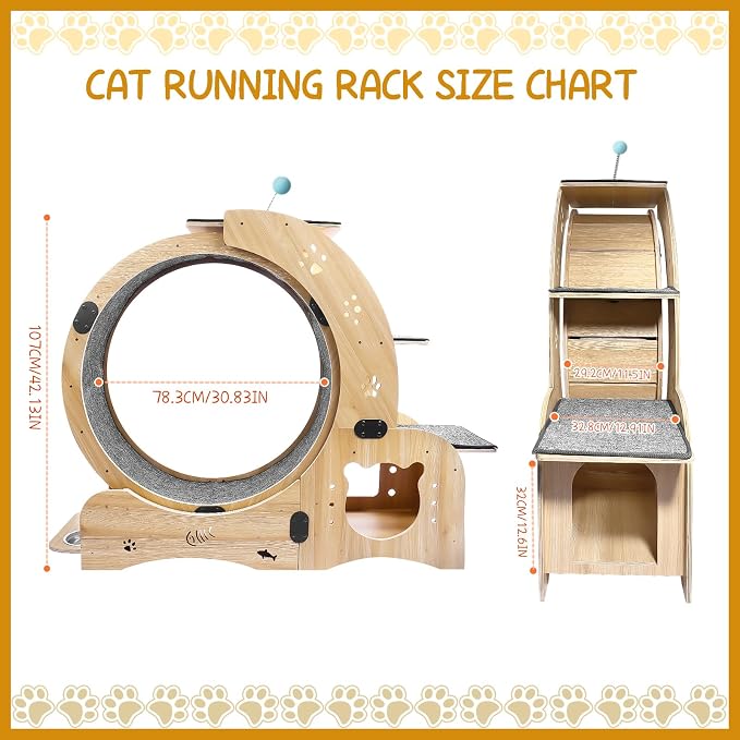 Cat Running Wheel, Cat Treadmill - Image 4