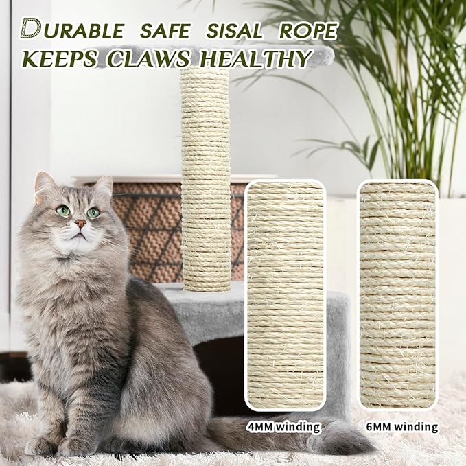 White Sisal Rope 1/4 Inch by 65-Feet - Image 6