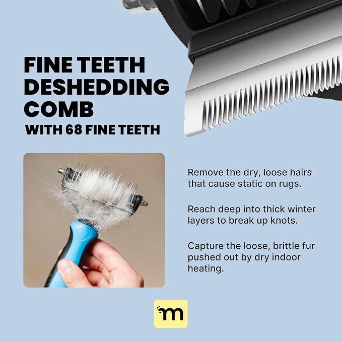 MalsiPree 2-in-1 Cat Brush for Shedding - Image 5
