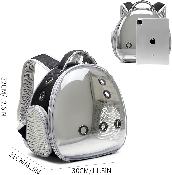Portable Travel pet Backpack Carrier Hamster Bag Guinea Pig Bird Small Dog cat - Image 3