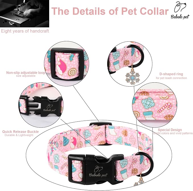 Christmas Dog Collar for Small Dogs - Image 4