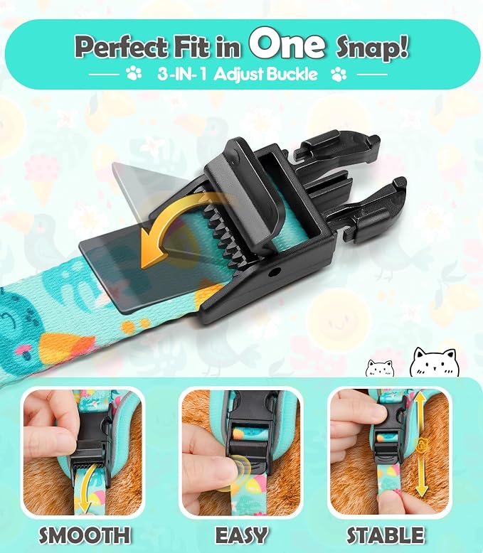 Halypet Cat Harness and Leash Set Cute Escape Proof Vest Harness - Image 5