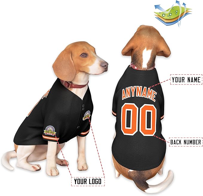 Custom Dog Baseball Jersey - Image 3