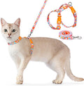 Dooradar Cat Harness and Leash, Escape Proof Adjustable Kitten Vest, by Dooradar