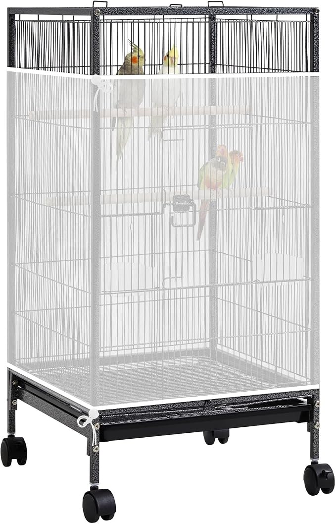 Large Bird Cage Seed Catcher, 31 x 118 inches Adjustable Large Bird Cage Cover by Unknown