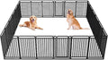New Thickened Version Dog Playpen, 43 Inch Dog Fences by XDPET