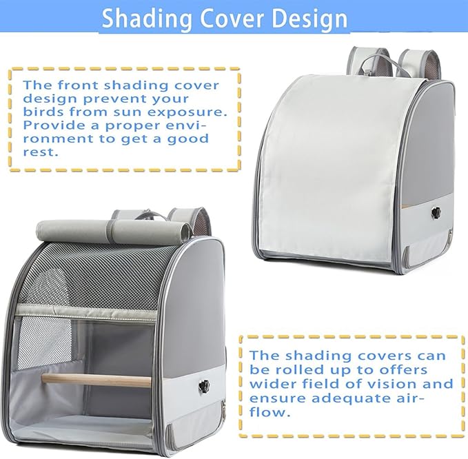 Durability Polyester Bird Travel Carriers Backpacks - Image 8