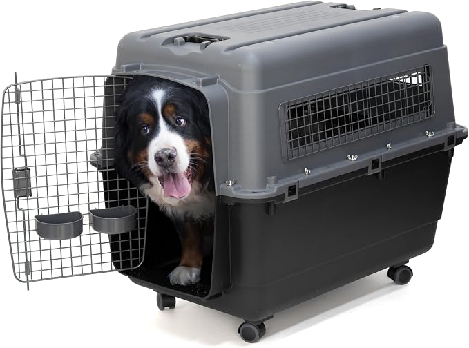 SportPet Airline Compliant X-LARGE 32.25" Travel Dog Kennel-Durable Plastic - Image 2