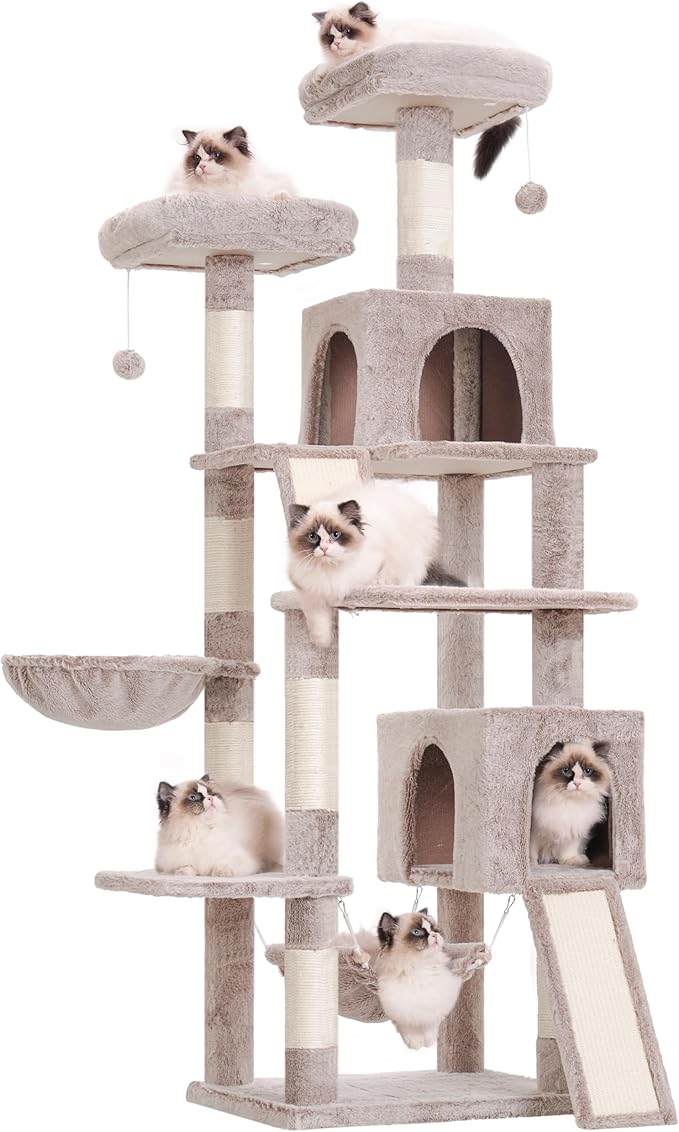 Cat Tree for Indoor Cats, Sturdy Cat Tree House - Image 9