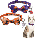 SCENEREAL Halloween Cat Collar Breakaway 3 Pack, Safety Collars, Pet Accessory by SCENEREAL
