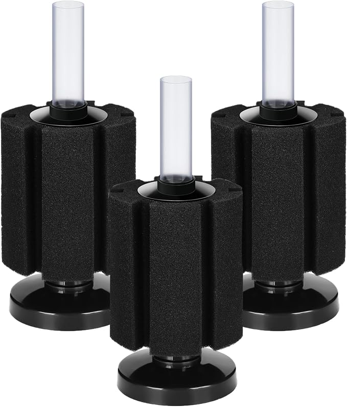AQUANEAT 3 Pack Aquarium Bio Sponge Filter Breeding Fry Betta Shrimp Nano Fish by Aquaneat