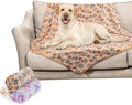 Dono 1 Pack 3 Dog Blankets, Soft Fluffy Fleece Pet Blanket Warm Sleep Mat Paw by Dono