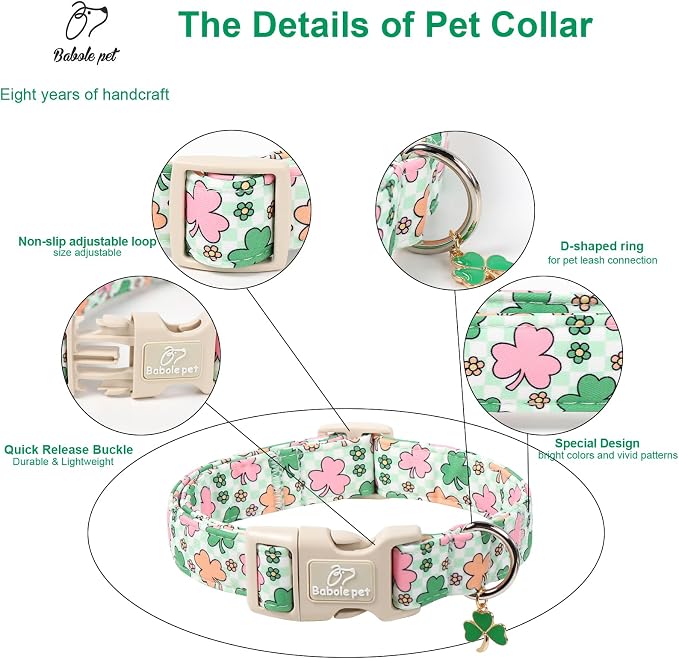 St Patricks Day Dog Collar for Small Dogs - Image 4