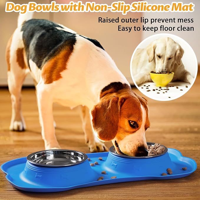 Hubulk Pet Dog Bowls 2 Stainless Steel Dog Bowl - Image 6