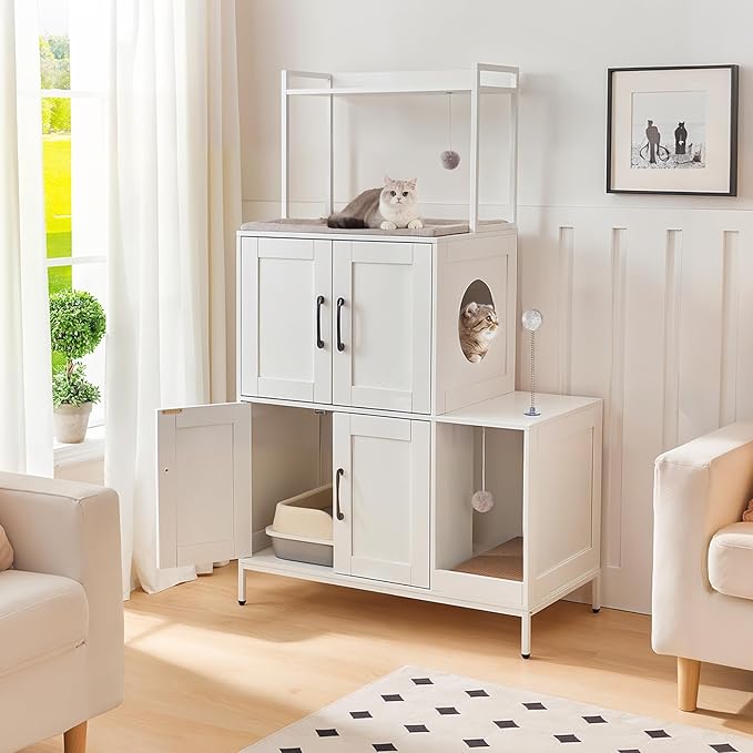 HOOBRO Litter Box Enclosure, Litter Box Furniture - Image 3