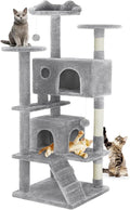 DUMOS 54-inch Indoor Cat Tree Tower –Multi-Level Pet House by DumosLifestyle