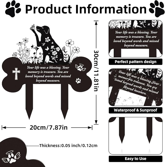 Pet Grave Markers Dog - Image 2