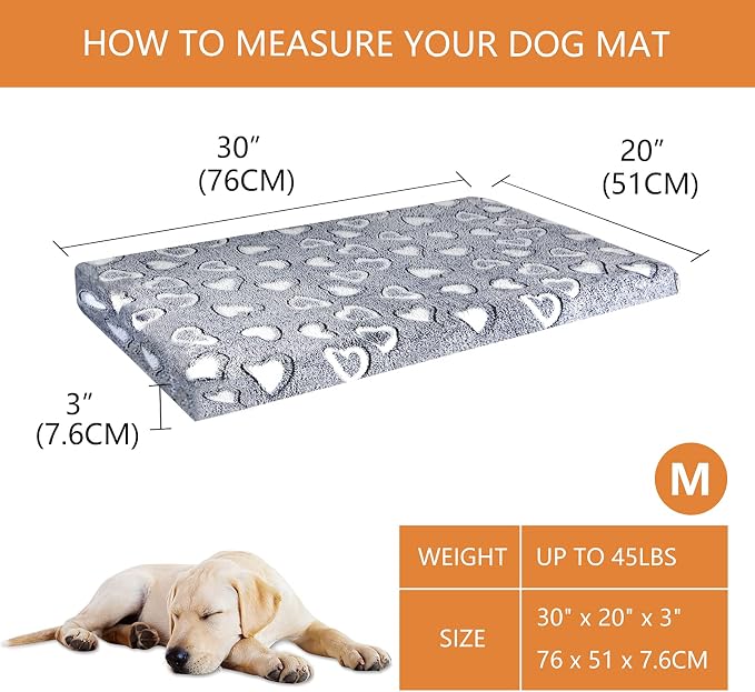 VANKEAN Reversible Dog Crate Mat, Stylish Bed - Image 2