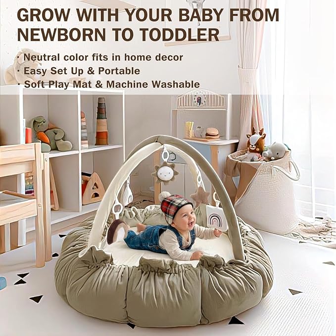 Little Dove 5-in-1 Convertible Baby Play Gym - Image 3