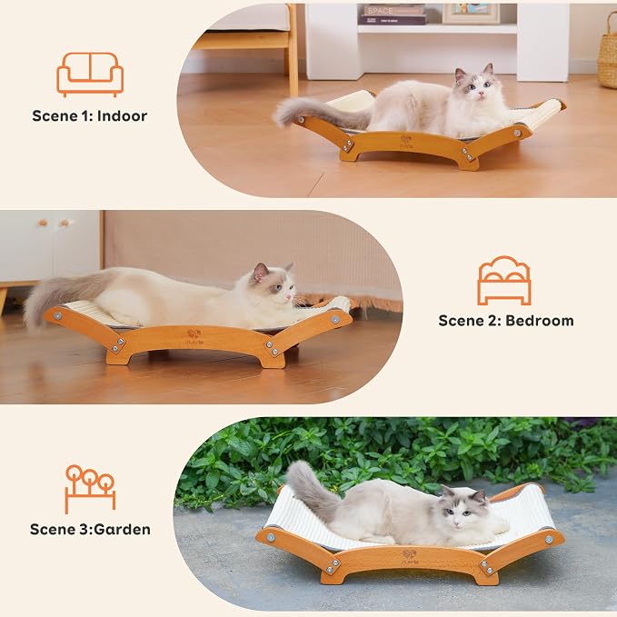 Extra-Larger Sisal Cat Scratcher Bed, Durable Cat Scratching Post - Image 7
