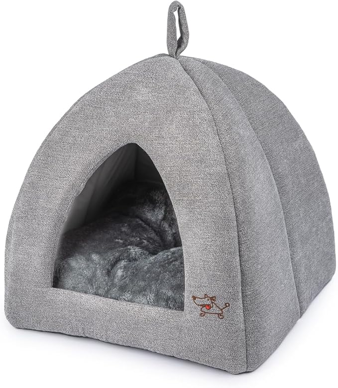 Best Pet Supplies Dog House Bed Crate Mat Tent Indoor Round Soft Plush by BestPetSuppliesLLC