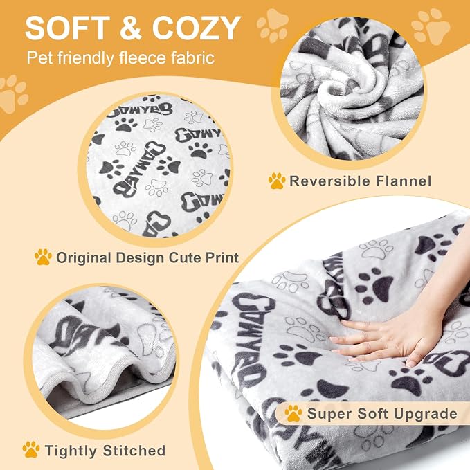 Small Dog Blanket, Soft Fleece Dog Blankets - Image 3